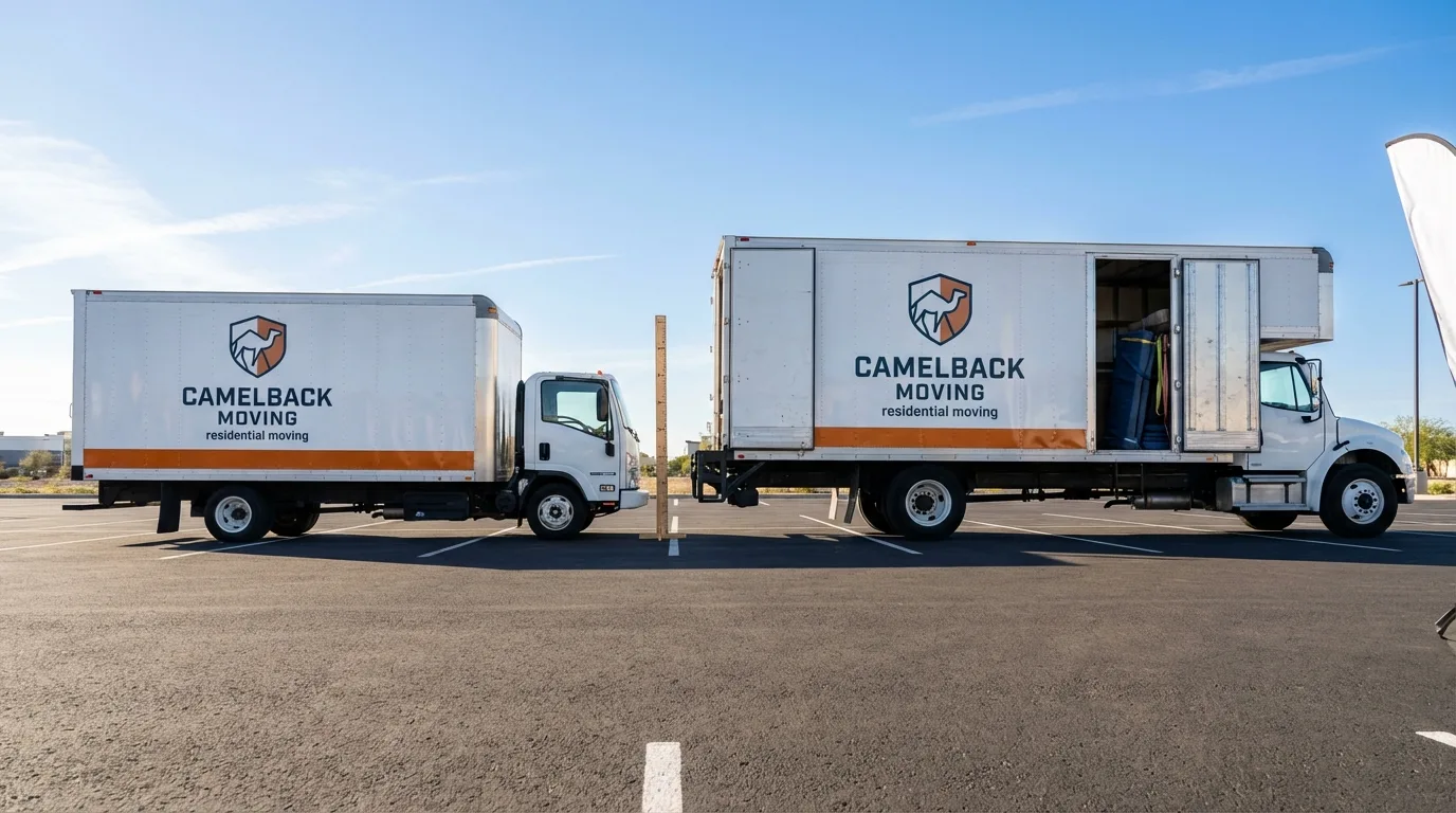 Moving truck size capacity guide in Lincoln City